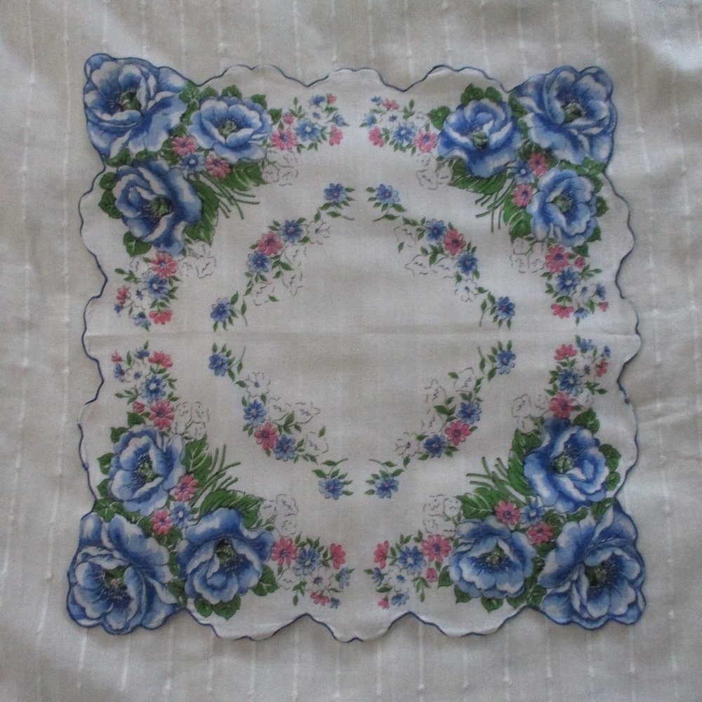 Vintage handkerchief - Picture 2 of 4